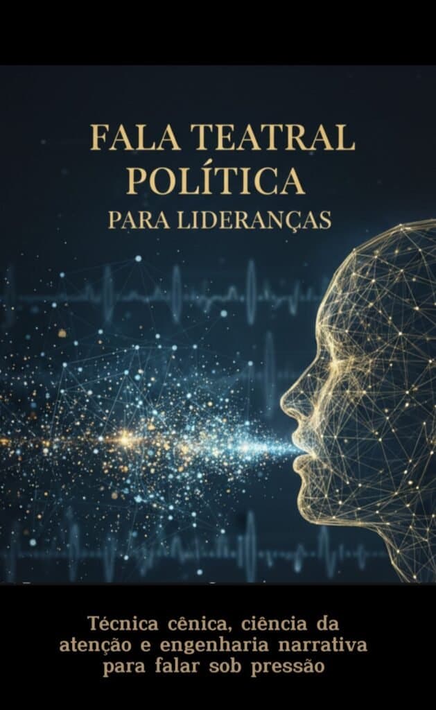 Capa de Fala Teatral Política para Lideranças